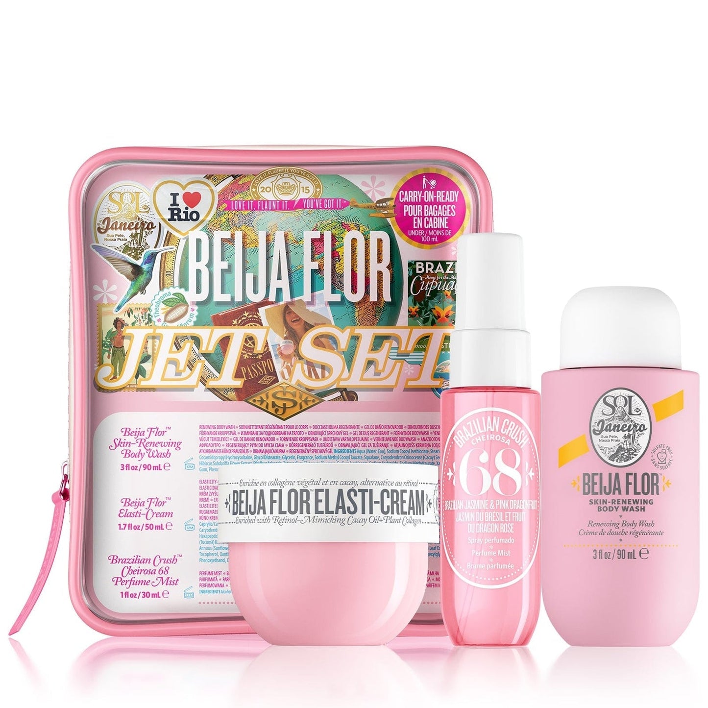 SOL DE JANEIRO - Beija Flor Jet Set - Coffret soin corps - Ready Minis