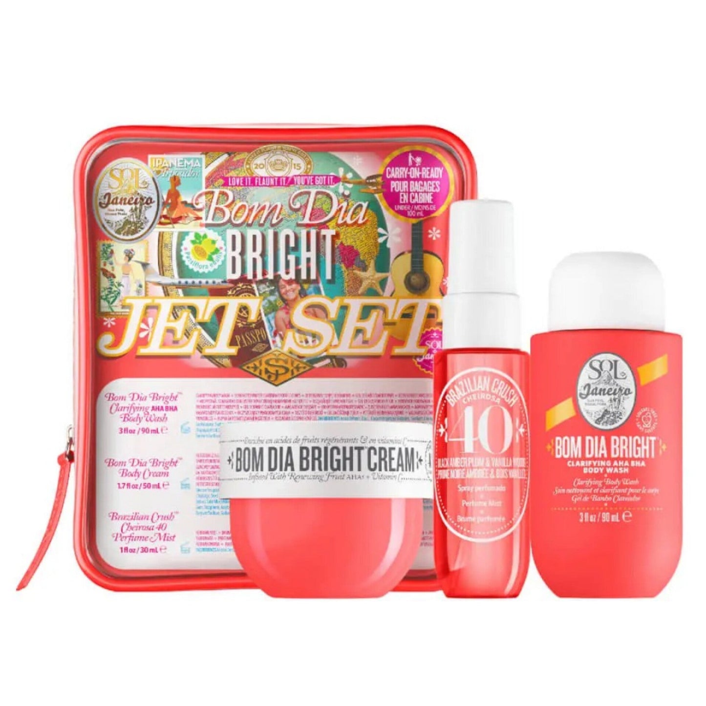 SOL DE JANEIRO - Bom Dia Jet Set - Coffret soin corps - Ready Minis