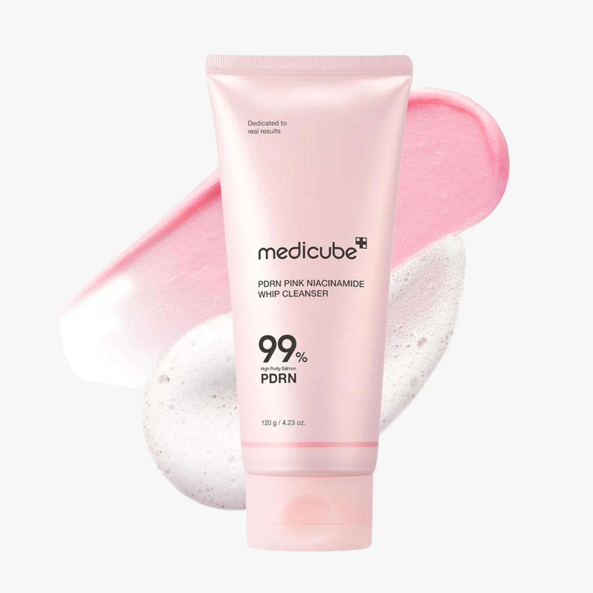 Medicube – PDRN Pink Niacinamide Whip Cleanser – Gel nettoyant – 120 G